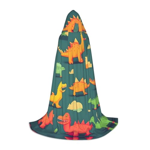S Halloween Kapuzenumhang - Unisex viele kleine Dinosaurier Volldruck Kostüm für Partys, Karneval und Comic Ausstellungen S Halloween Kapuzenumhang - Unisex viele kleine Dinosaurier Volldruck Kostüm für Partys, Karneval und Comic Ausstellungen von CPyuqw