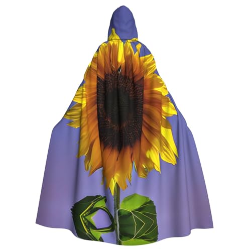 Unisex Halloween Kapuzenumhang – Blüte Sonnenblume Volldruck Erwachsenenkostüm Umhang für Cosplay, Party und Themenveranstaltungen Unisex Halloween Kapuzenumhang – Blüte Sonnenblume Volldruck Erwachsenenkostüm Umhang für Cosplay, Party und Themenveranstaltungen von CPyuqw
