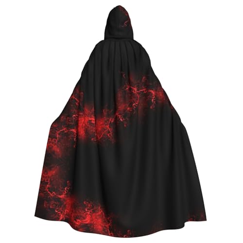 Unisex Halloween Kapuzenumhang – Explosion Burst Rot Schwarz Volldruck Erwachsenenkostüm Umhang für Cosplay, Party und Themenveranstaltungen Unisex Halloween Kapuzenumhang – Explosion Burst Rot Schwarz Volldruck Erwachsenenkostüm Umhang für Cosplay, Party und Themenveranstaltungen von CPyuqw