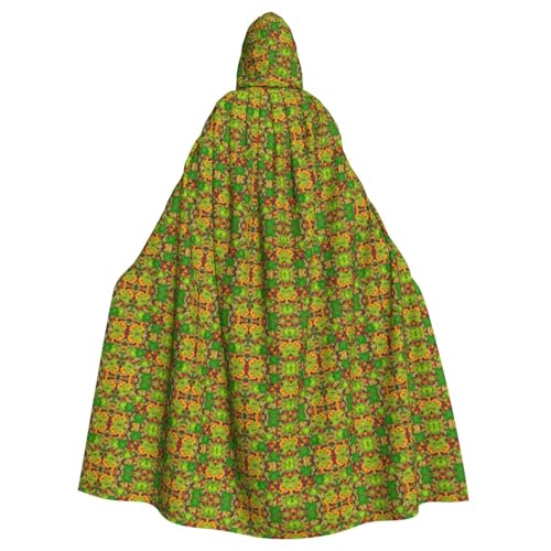 Unisex Halloween Kapuzenumhang - Frosch Volldruck Erwachsenenkostüm Umhang für Cosplay, Party und Themenveranstaltungen Unisex Halloween Kapuzenumhang - Frosch Volldruck Erwachsenenkostüm Umhang für Cosplay, Party und Themenveranstaltungen von CPyuqw
