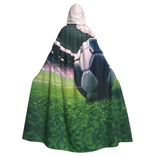 Unisex Halloween Kapuzenumhang – Fußball-Volldruck, Erwachsenenkostüm, Umhang für Cosplay, Party und Themenveranstaltungen Unisex Halloween Kapuzenumhang – Fußball-Volldruck, Erwachsenenkostüm, Umhang für Cosplay, Party und Themenveranstaltungen von CPyuqw
