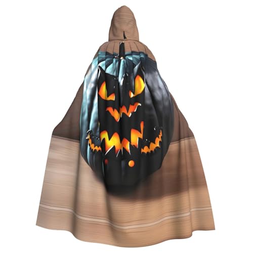 Unisex Halloween Kapuzenumhang – Halloween Fledermaus Kürbis Volldruck Erwachsenenkostüm Umhang für Cosplay, Party und Themenveranstaltungen Unisex Halloween Kapuzenumhang – Halloween Fledermaus Kürbis Volldruck Erwachsenenkostüm Umhang für Cosplay, Party und Themenveranstaltungen von CPyuqw