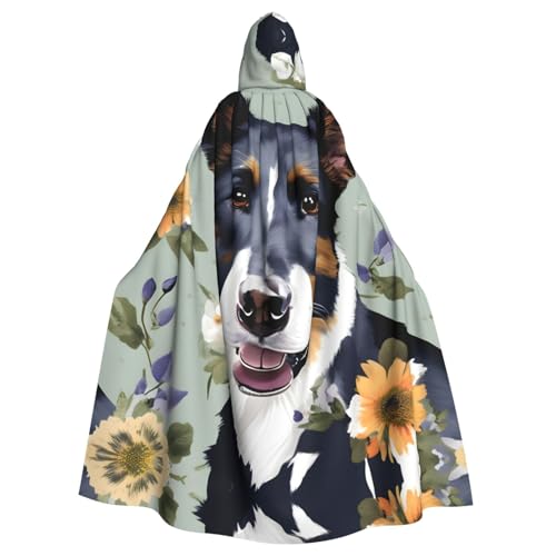 Unisex Halloween-Kapuzenumhang – Hundeblumen, Volldruck, Erwachsenenkostüm, Umhang für Cosplay, Party und Themenveranstaltungen Unisex Halloween-Kapuzenumhang – Hundeblumen, Volldruck, Erwachsenenkostüm, Umhang für Cosplay, Party und Themenveranstaltungen von CPyuqw