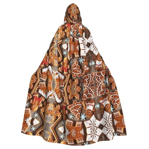 Unisex Halloween Kapuzenumhang – Lebkuchenkekse, Volldruck, Erwachsenenkostüm, Umhang für Cosplay, Party und Themenveranstaltungen Unisex Halloween Kapuzenumhang – Lebkuchenkekse, Volldruck, Erwachsenenkostüm, Umhang für Cosplay, Party und Themenveranstaltungen von CPyuqw