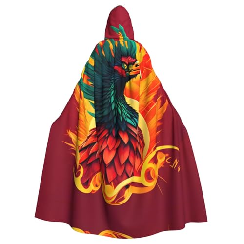 Unisex Halloween Kapuzenumhang - Phoenix Volldruck Erwachsenenkostüm Umhang für Cosplay, Party und Themenveranstaltungen Unisex Halloween Kapuzenumhang - Phoenix Volldruck Erwachsenenkostüm Umhang für Cosplay, Party und Themenveranstaltungen von CPyuqw
