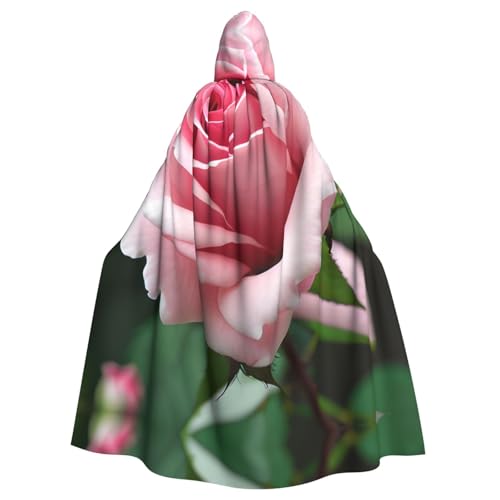 Unisex Halloween Kapuzenumhang - Rosenblüte Volldruck Erwachsenenkostüm Umhang für Cosplay, Party und Themenveranstaltungen Unisex Halloween Kapuzenumhang - Rosenblüte Volldruck Erwachsenenkostüm Umhang für Cosplay, Party und Themenveranstaltungen von CPyuqw
