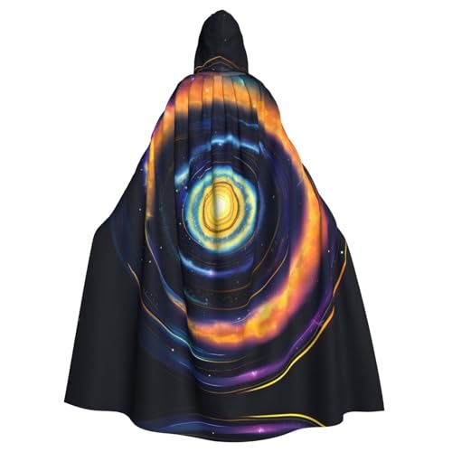 Unisex Halloween Kapuzenumhang – Weltraumspirale kosmische Energie Volldruck Erwachsenenkostüm Umhang für Cosplay, Party und Themenveranstaltungen Unisex Halloween Kapuzenumhang – Weltraumspirale kosmische Energie Volldruck Erwachsenenkostüm Umhang für Cosplay, Party und Themenveranstaltungen von CPyuqw