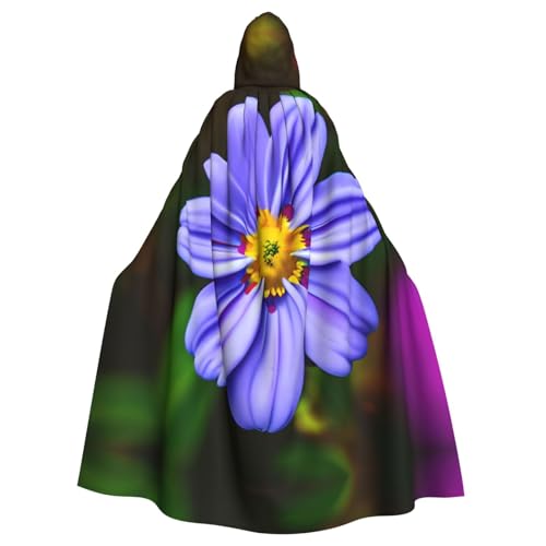 Unisex Halloween Kapuzenumhang – lila Blume Volldruck Erwachsenenkostüm Umhang für Cosplay, Party und Themenveranstaltungen Unisex Halloween Kapuzenumhang – lila Blume Volldruck Erwachsenenkostüm Umhang für Cosplay, Party und Themenveranstaltungen von CPyuqw