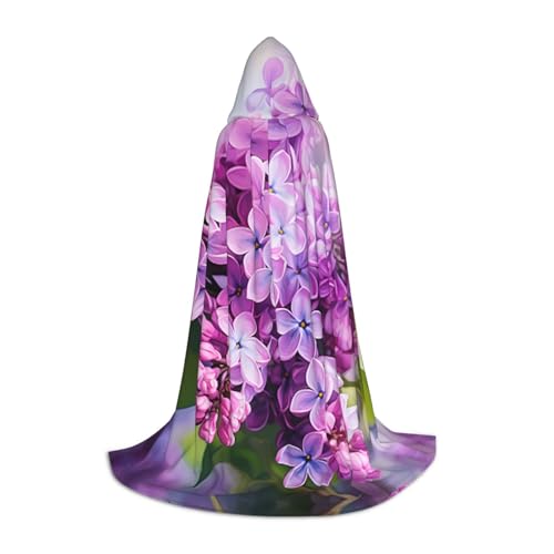 Dein umhang. Blühende Blumen Halloween Kapuzenumhang - Zauberertunika Kapuzenrobe Halloweenumhang Cosplay Kostüme(Blooming Flowers,Medium) von CQAHDSEVF