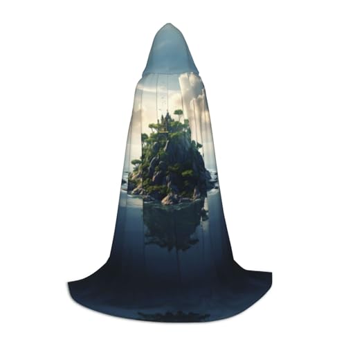 Dein umhang. Kolibri Halloween Kapuzenumhang - Zauberer-Tunika Kapuzenrobe Halloween-Umhang Cosplay-Kostüme(Haizhong Island,Large) von CQAHDSEVF