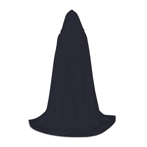 Dein umhang. Wunderschöner Schwan Halloween Kapuzenumhang - Zauberer-Tunika Kapuzenrobe Halloween-Umhang Cosplay-Kostüme(Solid Color Black,Medium) von CQAHDSEVF