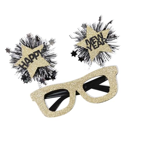CQEAZ Festliche Silvester Party Deko Brillenrahmen mit Stern Streifen für Frauen Mode Party Zubehör Cosplay Kopfbedeckung CQEAZ Festliche Silvester Party Deko Brillenrahmen mit Stern Streifen für Frauen Mode Party Zubehör Cosplay Kopfbedeckung von CQEAZ