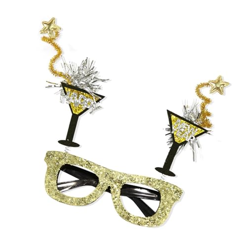 CQEAZ Festliche Silvester Party Deko Brillenrahmen mit Stern Streifen für Frauen Mode Party Zubehör Cosplay Kopfbedeckung CQEAZ Festliche Silvester Party Deko Brillenrahmen mit Stern Streifen für Frauen Mode Party Zubehör Cosplay Kopfbedeckung von CQEAZ