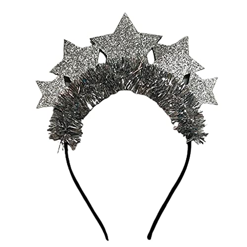 CQEAZ Haarreif für Neujahr, Lametta, Sterne, elastisch, Weihnachtsfoto-Requisiten, Neujahr CQEAZ Haarreif für Neujahr, Lametta, Sterne, elastisch, Weihnachtsfoto-Requisiten, Neujahr von CQEAZ