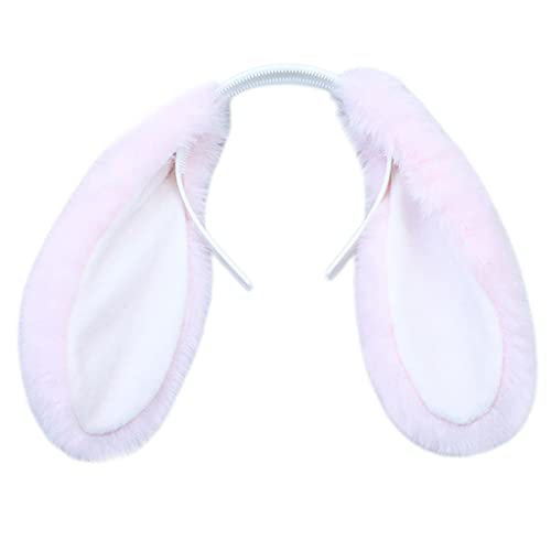 CQEAZ Mädchen Plüsch Lange Ohren Haarreifen Haarband Kopfschmuck Cosplay Requisiten Haarschmuck für Halloween Weihnachten CQEAZ Mädchen Plüsch Lange Ohren Haarreifen Haarband Kopfschmuck Cosplay Requisiten Haarschmuck für Halloween Weihnachten von CQEAZ