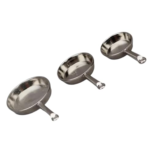 CQEAZ Set mit 3 Miniatur-Bratpfannen für Puppenhäuser im Maßstab 1:12, Küchen-Display, Zubehör, Handwerksprojekt, Modelldekoration, Puppenhäuser-Dekorationen CQEAZ Set mit 3 Miniatur-Bratpfannen für Puppenhäuser im Maßstab 1:12, Küchen-Display, Zubehör, Handwerksprojekt, Modelldekoration, Puppenhäuser-Dekorationen von CQEAZ