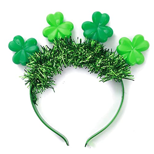 CQEAZ St. Patrick Day grünes Haarband mit leuchtendem Kleeblatt, nationale Feier, Party, Haarreif, Kopfzubehör CQEAZ St. Patrick Day grünes Haarband mit leuchtendem Kleeblatt, nationale Feier, Party, Haarreif, Kopfzubehör von CQEAZ