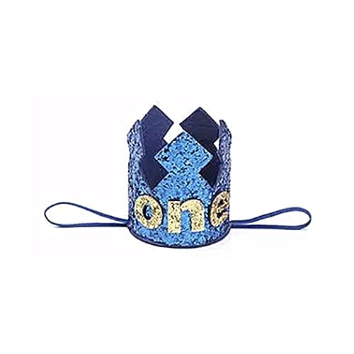 Creative-Shiny Film Geburtstag Krone Baby Shower Dekoration Stirnband Kinder Party Hut Prinzessin Mädchen Regenbogen Zubehör von CQEAZ