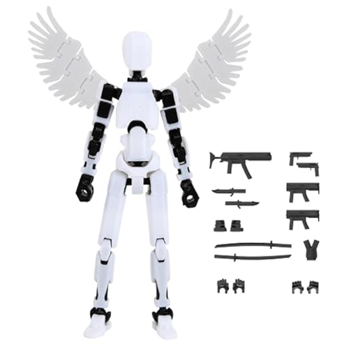 Gemeinsame Actionfiguren - 3D-gedruckte Spielzeugfigur | Bewegliches Spielzeug Mit 13 Gelenken, Actionfiguren Mit Mehreren Gelenken – Körperaktivitätsroboterfigur | Bewegliche Dummy-Figuren, Desktop-D von CQSJX
