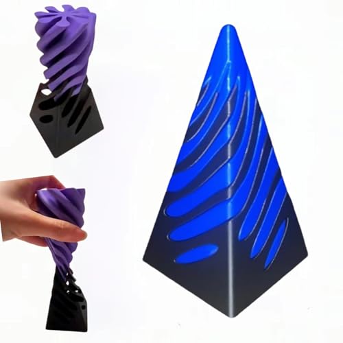 CQSVUJ Impossible Pyramid Passthrough Sculpture, 3D Druck, Lila, PETG, Spielzeug, Modern, Alle, Tischplatte, 110 mm x 54 mm x 54 mm CQSVUJ Impossible Pyramid Passthrough Sculpture, 3D Druck, Lila, PETG, Spielzeug, Modern, Alle, Tischplatte, 110 mm x 54 mm x 54 mm von CQSVUJ