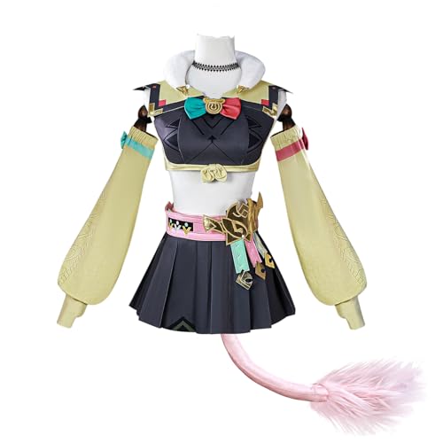 CR ROLECOS Ainme Cosplay Keshin Cosplay Ainme Kostüm Komplettset Keshin Outfit für Halloween Karneval Cosplay mit Perücken XXL CR ROLECOS Ainme Cosplay Keshin Cosplay Ainme Kostüm Komplettset Keshin Outfit für Halloween Karneval Cosplay mit Perücken XXL von CR ROLECOS
