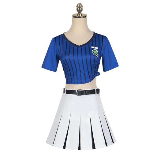 CR ROLECOS Anime BLUE LOCK Rock Cosplay Kostüm Teieri Anri Cheerleading Frauen T-shirt Rock Gürtel Socken Anzug XL CR ROLECOS Anime BLUE LOCK Rock Cosplay Kostüm Teieri Anri Cheerleading Frauen T-shirt Rock Gürtel Socken Anzug XL von CR ROLECOS