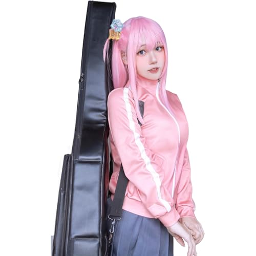CR ROLECOS Anime Bocchi die Rock Cosplay Kostüm Maid Dress Cosplay Anime Set Gotoh Hitori Kleid Rock Volle Set mit Perücken XXL CR ROLECOS Anime Bocchi die Rock Cosplay Kostüm Maid Dress Cosplay Anime Set Gotoh Hitori Kleid Rock Volle Set mit Perücken XXL von CR ROLECOS