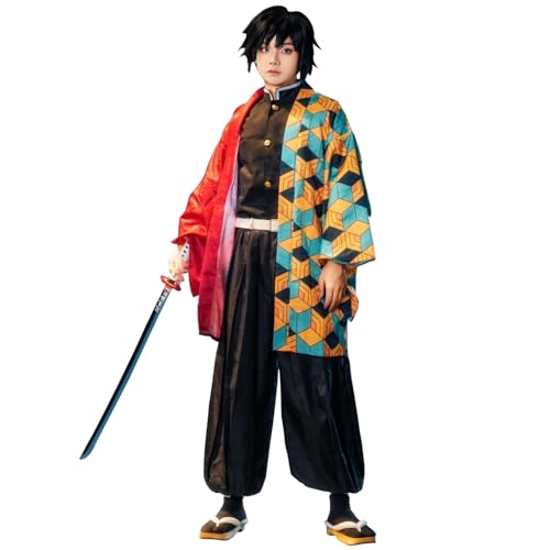CR ROLECOS Anime Giyuu Tomioka cosplay Kostüm für Japanischer Anime Kimono demon cosplay Vollständiger Satz Halloween XXL CR ROLECOS Anime Giyuu Tomioka cosplay Kostüm für Japanischer Anime Kimono demon cosplay Vollständiger Satz Halloween XXL von CR ROLECOS