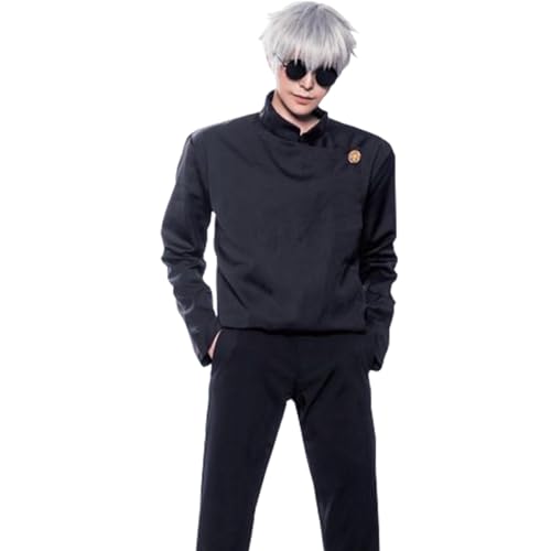 CR ROLECOS Anime Gojo Satoru Cosplay Kostüm Outfit Cosplay Uniform Komplettset Halloween L CR ROLECOS Anime Gojo Satoru Cosplay Kostüm Outfit Cosplay Uniform Komplettset Halloween L von CR ROLECOS