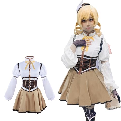 CR ROLECOS Anime Puella Magi Madoka Magica Cosplay Kostüm Tomoe Mami Schuluniform Uniform Halloween Weihnachtsfeier kleid 3XL CR ROLECOS Anime Puella Magi Madoka Magica Cosplay Kostüm Tomoe Mami Schuluniform Uniform Halloween Weihnachtsfeier kleid 3XL von CR ROLECOS