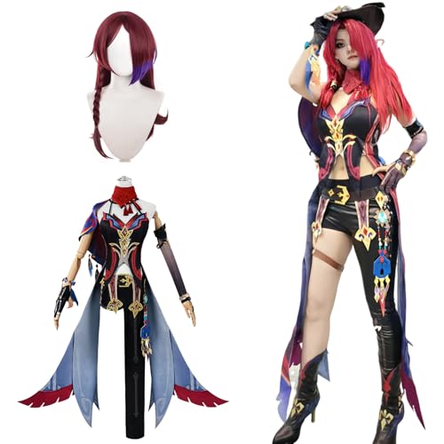 CR ROLECOS Chasca Cosplay Spielcharakter Chasca Kostüm Outfit Uniform Komplettes Set Halloween Party Karneval Dress Up Anzug mit Perücke XXL CR ROLECOS Chasca Cosplay Spielcharakter Chasca Kostüm Outfit Uniform Komplettes Set Halloween Party Karneval Dress Up Anzug mit Perücke XXL von CR ROLECOS