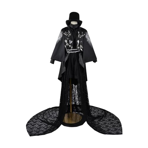 CR ROLECOS Ciel Phantomhive Cosplay Anime Black Butler Cosplay Ciel Phantomhive Kostüm Outfit 15. Jubiläumsausstellungskleid Halloween Party Karneval S von CR ROLECOS