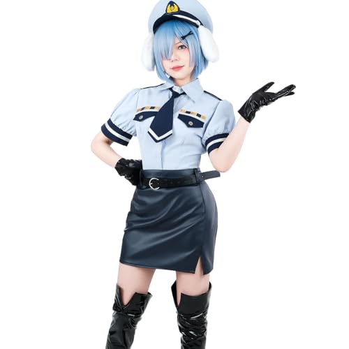 CR ROLECOS Cosplay Bunny Kostüm Bunny Outfit Cosplay Body Rem Cosplay Bunny Kostüm L von CR ROLECOS
