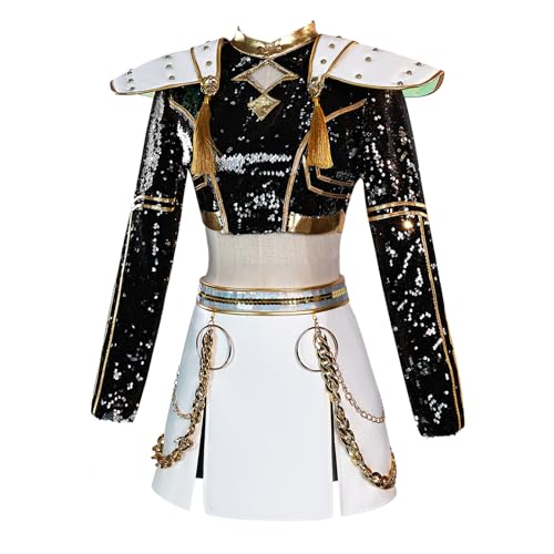 CR ROLECOS Demon Hunters Cosplay Zoey Cosplay Zoe Kostüm Outfit Bühnenkostüme Spielfigur Zoe Uniform Komplettes Set Dress Up Anzug Halloween Party Karneval L CR ROLECOS Demon Hunters Cosplay Zoey Cosplay Zoe Kostüm Outfit Bühnenkostüme Spielfigur Zoe Uniform Komplettes Set Dress Up Anzug Halloween Party Karneval L von CR ROLECOS