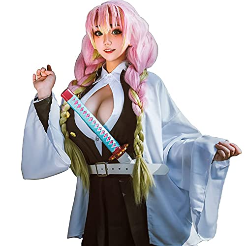 CR ROLECOS Demon slayer mitsuri cosplay kimono Kostüm für mitsuri cosplay kostüm Outfit Set Halloween L CR ROLECOS Demon slayer mitsuri cosplay kimono Kostüm für mitsuri cosplay kostüm Outfit Set Halloween L von CR ROLECOS
