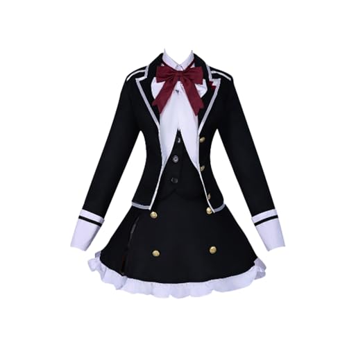 CR ROLECOS Diabolik Lovers Komori Yui Cosplay Kostüm Outfit Spielcharakter Komplettes Set Halloween Karneval M von CR ROLECOS