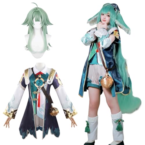 CR ROLECOS Honkai Star Rail Cosplay HuoHuo Cosplay HuoHuo Kostüm Outfits Spiel Charakter Halloween Party Karneval Dress Up Anzug mit Perücke XXL CR ROLECOS Honkai Star Rail Cosplay HuoHuo Cosplay HuoHuo Kostüm Outfits Spiel Charakter Halloween Party Karneval Dress Up Anzug mit Perücke XXL von CR ROLECOS