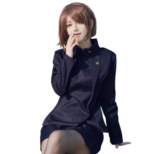 CR ROLECOS Ieiri Shoko Cosplay Uniform Halloween Anime Top Rock Full Set XL von CR ROLECOS