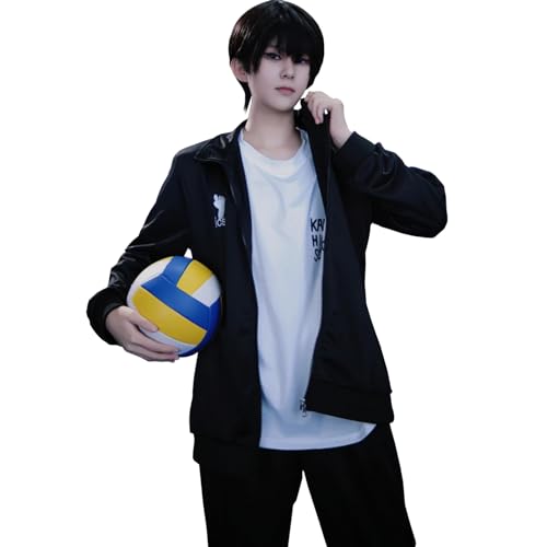 CR ROLECOS Karasuno High School Team Uniform Anime Cosplay Shoyo Hinata Cosplay Kostüm Volleyball Club Erwachsene Halloween Cosplay Volleyball Jersey Jacke Uniform M CR ROLECOS Karasuno High School Team Uniform Anime Cosplay Shoyo Hinata Cosplay Kostüm Volleyball Club Erwachsene Halloween Cosplay Volleyball Jersey Jacke Uniform M von CR ROLECOS