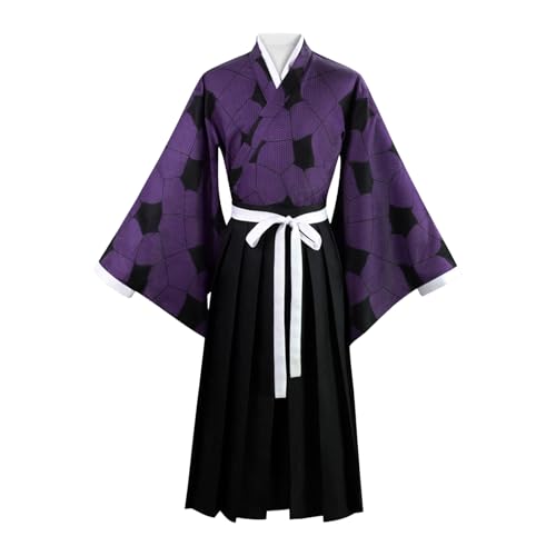 CR ROLECOS Kokushibo Cosplay Kokushibo Kostüm Kokushibo Uniform Komplettes Set Outfit Anime Halloween Karneval Dress Up Anzug S von CR ROLECOS