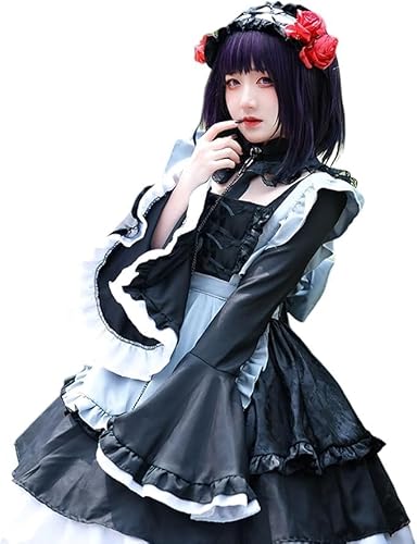 CR ROLECOS Marin Kitagawa Kuroe Shizuku Cosplay My Dress-Up Darling Cosplay Marin Kitagawa Kuroe Shizuku Kostüm Outfit Full Set JK Uniform Halloween Party Kleid Up mit Perücke L CR ROLECOS Marin Kitagawa Kuroe Shizuku Cosplay My Dress-Up Darling Cosplay Marin Kitagawa Kuroe Shizuku Kostüm Outfit Full Set JK Uniform Halloween Party Kleid Up mit Perücke L von CR ROLECOS