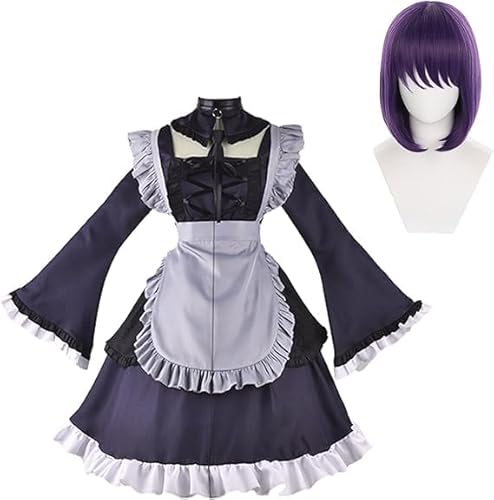 CR ROLECOS My Dress-Up Darling Cosplay Marin Kitagawa Kuroe Shizuku Kostüm Uniform Damen Kostüm Outfit Full Set JK Uniform Halloween Party Kleid Up mit Perücke 3XL von CR ROLECOS