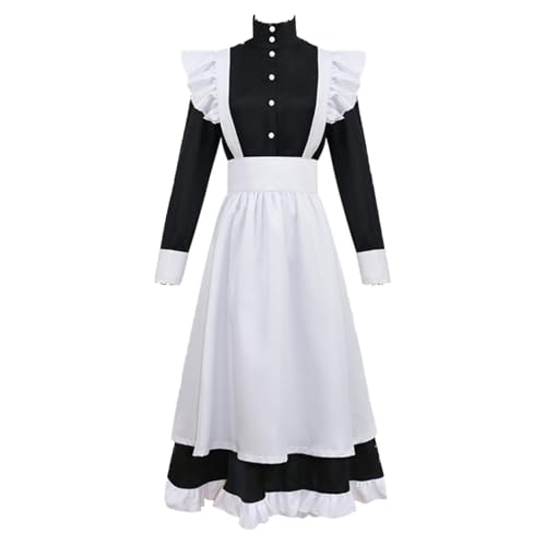 CR ROLECOS Nikki Cosplay Infinity Nikki Maid Schürze, Lolita, Open World X Dress Up Adventure Spiel Uniform Halloween Karneval Party M von CR ROLECOS