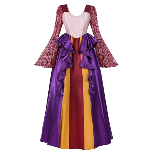 CR ROLECOS Sarah Sanderson Cosplay Kostüm Damen Verrückt Hexe Sarah Sanderson Uniform Kleid Halloween Hexen Cosplay Outfit Kleid Rosa XXL CR ROLECOS Sarah Sanderson Cosplay Kostüm Damen Verrückt Hexe Sarah Sanderson Uniform Kleid Halloween Hexen Cosplay Outfit Kleid Rosa XXL von CR ROLECOS