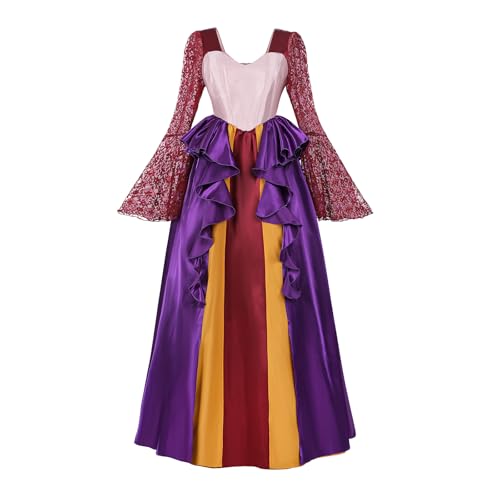 CR ROLECOS Sarah Sanderson Kostüm Damen Hocus Pocus Sanderson Sisters Dress Halloween Hexe Cosplay Kostüme Outfit M CR ROLECOS Sarah Sanderson Kostüm Damen Hocus Pocus Sanderson Sisters Dress Halloween Hexe Cosplay Kostüme Outfit M von CR ROLECOS