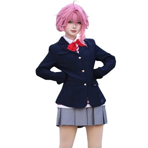 CR ROLECOS Shiratori Aira Cosplay Anime Charakter DAN DA DAN Cosplay Shiratori Aira Blau Uniform Komplettset Aira Shiratori Kostüm Outfit JK Uniform Halloween Party Karneval Verkleidung Anzug XXL CR ROLECOS Shiratori Aira Cosplay Anime Charakter DAN DA DAN Cosplay Shiratori Aira Blau Uniform Komplettset Aira Shiratori Kostüm Outfit JK Uniform Halloween Party Karneval Verkleidung Anzug XXL von CR ROLECOS