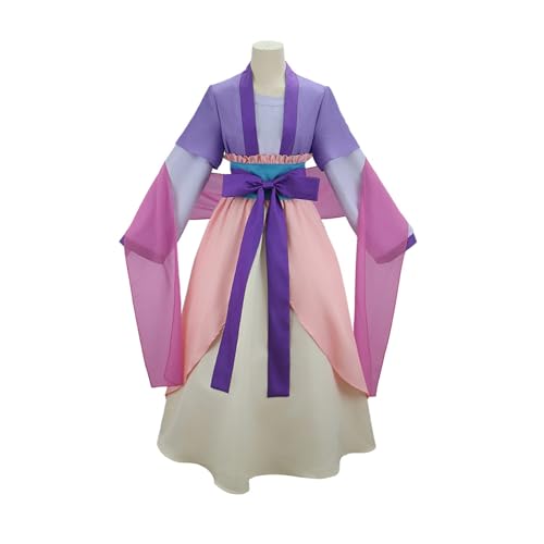 CR ROLECOS The Apothecary Diaries Maomao Cosplay Apotheker Violett Maomao Kostüm Kleider Full Set Halloween Karneval Party Komplett Outfit L von CR ROLECOS