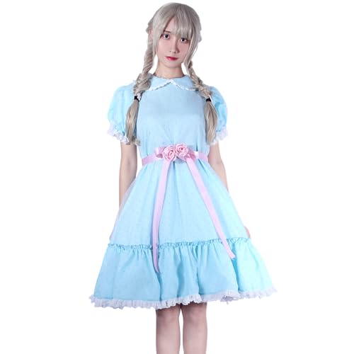CR ROLECOS The Grady Twins Kostüm für Damen, Grady Twins, Kleid, Grady Twins, Kostüm, Halloween, Blau, Größe XL CR ROLECOS The Grady Twins Kostüm für Damen, Grady Twins, Kleid, Grady Twins, Kostüm, Halloween, Blau, Größe XL von CR ROLECOS
