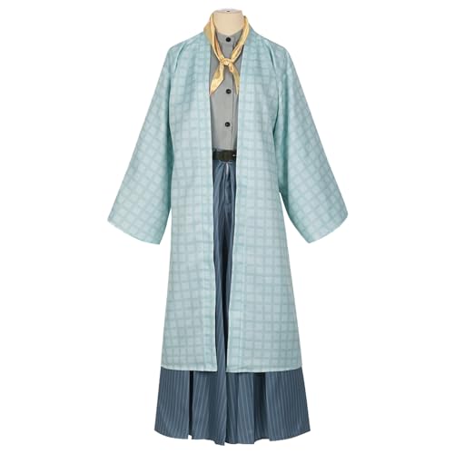 CR ROLECOS Tokitou Muichirou Cosplay Anime Kimono Outfit Tokitou Muichirou Uniform Kimono Full Set Dress Up Halloween Karneval XL von CR ROLECOS