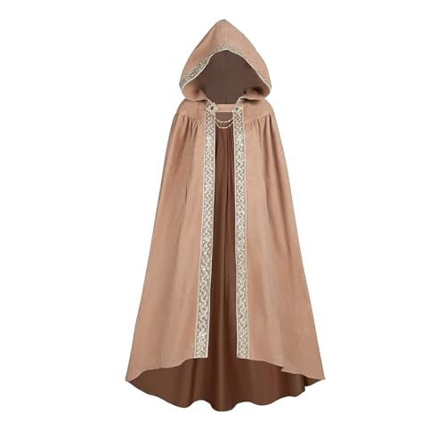 CR ROLECOS Umhang Mittelalter Umhang Halloween mit Kapuze Vampir Umhang Renaissance Vampir Umhang Cape Halloween Kostüm Braun M CR ROLECOS Umhang Mittelalter Umhang Halloween mit Kapuze Vampir Umhang Renaissance Vampir Umhang Cape Halloween Kostüm Braun M von CR ROLECOS